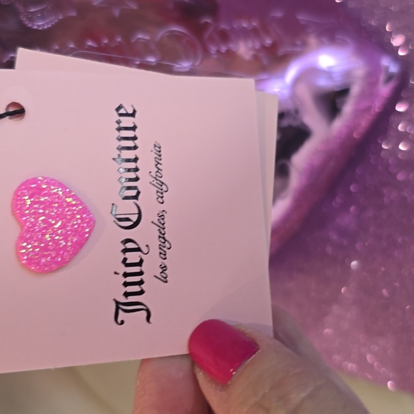 Juicy Couture 💖NWT💖 Pink Foiled Large Travel Cosmetic Bag!💖💖💖 - Picture 8 of 14